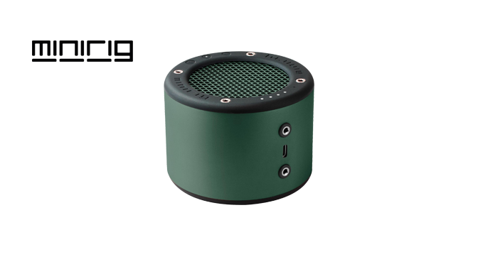 「Minirig 4: Bluetoothスピーカー」グリーン色の販売開始！